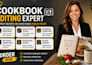 edit cookbook recipe book proofreading formatting manuscript editor KDP book